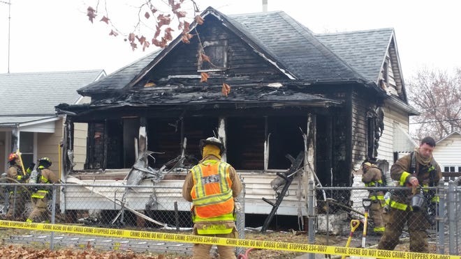 Topeka fire officials identified Ryan John Ceballos as the man who died in a house fire Dec. 28 at 412 N.E. Lime St. Officials also identified the woman who was taken to the hospital with life-threatening injuries as Patty Lou Ceballos. [December 2018 file photo/The Capital-Journal]