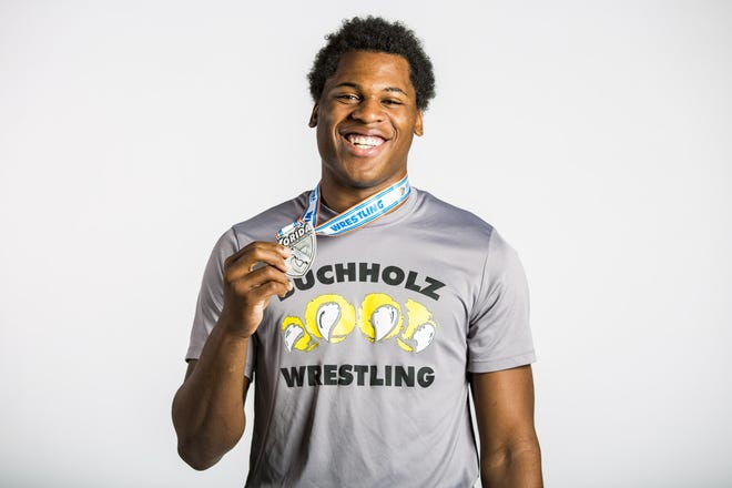 The Gainesville Sun's High School Wrestler of the Year: Buchholz's Lawrence Smith-Jackson. [Lauren Bacho/Staff photographer]