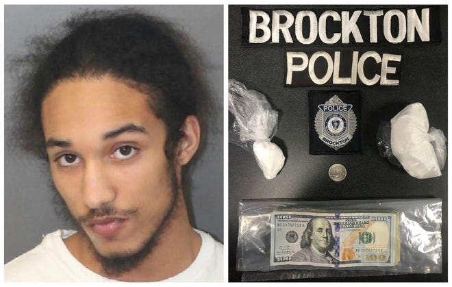 Savon Gonsalves, 19, of 539 President Ave., Apt. 3, Fall River, was arrested in Brockton and charged with trafficking in cocaine over 100 grams, unlicensed operation of a motor vehicle and a window-tint violation, Wednesday, March 20, 2019. He also had a warrant. (Brockton police photo)