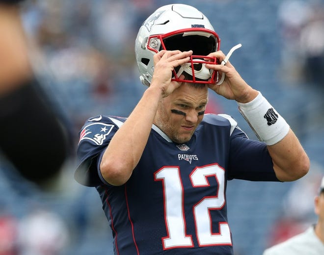 One way to create more cap space is to restructure Tom Brady’s contract, if he so agrees. Currently, Brady’s deal accounts for $27 million of the salary cap. [The Providence Journal / Bob Breidenbach]