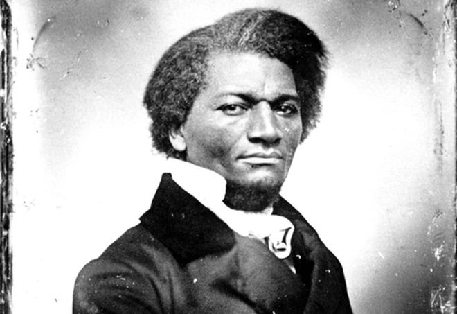 Undated photo of abolitionist and human rights advocate Frederick Douglass. [AP, file]