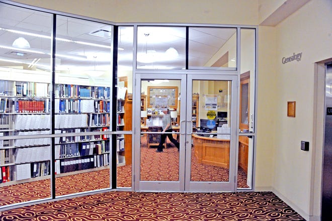 The east end of the genealogy department at the main branch of the Wayne County Public Library is an area where potential expansion is being discussed by administrators and the board of trustees.