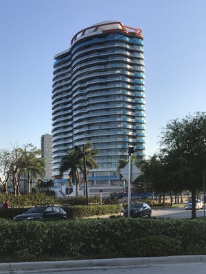 A deed recorded Friday shows resident Sydell Miller has paid $42.56 million for the 24th floor of The Bristol, the 25-story condo tower under construction in West Palm Beach. [Darrell Hofheinz/palmbeachdailynews.com]