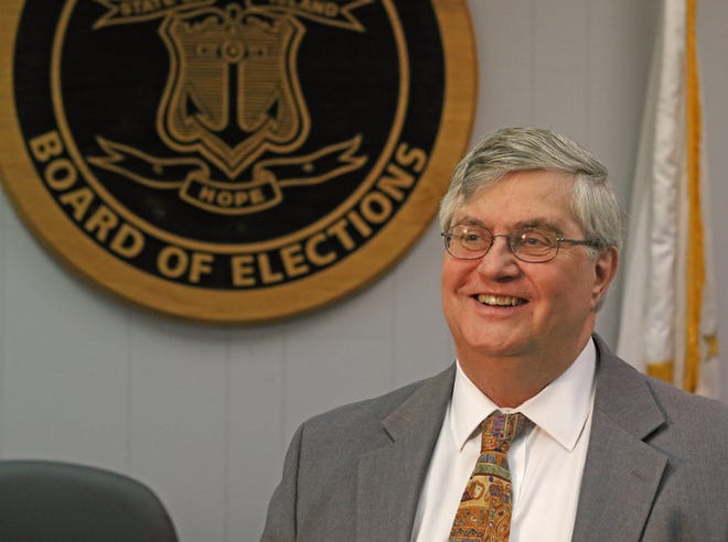 Stephen Erickson, vice chairman of the Rhode Island Board of Elections, says the board must defend its legal right to charge a fee for fulfilling public-records requests. [The Providence Journal / Steve Szydlowski]