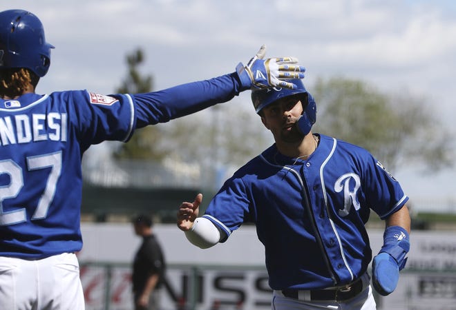 Whit Merrifield returns to lead Kansas City after hitting .304 and topping the majors with 45 stolen bases a year ago. [Ross D. Franklin/The Associated Press]