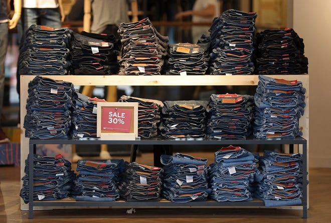 Levi's surges in return to market