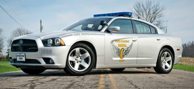 An Ohio State Highway Patrol cruiser. [Courtesy of the American Association of State Troopers]