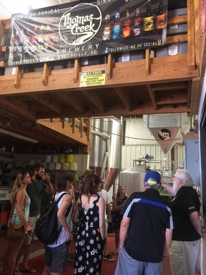 The Brewery Experience is expanding into Spartanburg County. For the past three years, the service has offered tours of breweries in Greenville and surrounding areas, like Thomas Creek Brewery. [Photo submitted]