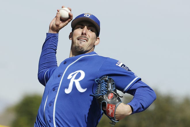 Kansas City right-hander Kyle Zimmer finally made it to the major leagues after a prank by Royals manager Ned Yost, who told the pitcher he was going to Triple-A Omaha. What Yost didn't say at first was that Zimmer was headed there for the Royals' exhibition game and then would leave with the big league team for Kansas City and the opener against the Chicago White Sox. [February 2019 file photograph/The Associated Press]
