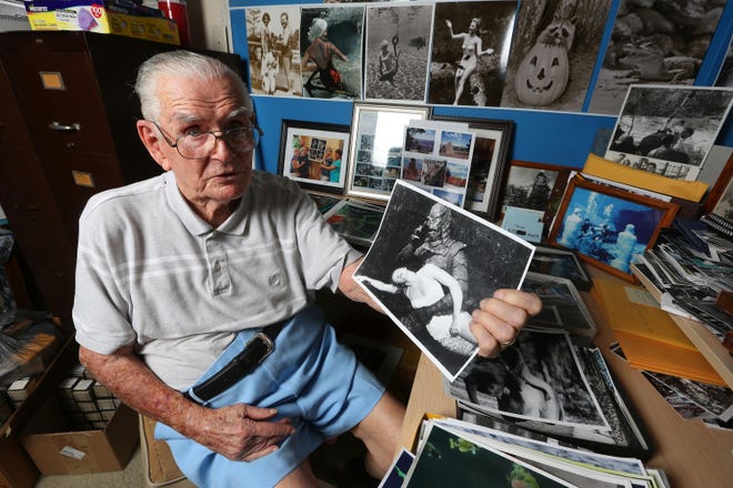 Bruce Mozert, 98, died in October 2015 and left behind a treasure trove of history in his photography studio near Silver Springs State Park.
