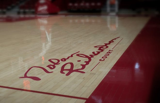 A resolution submitted by UA Chancellor Joseph Steinmetz to the Board of Trustees to name the court at Bud Walton Arena for long-time Arkansas men’s basketball head coach Nolan Richardson was recently adopted. [RAZORBACK COMMUNICATIONS]