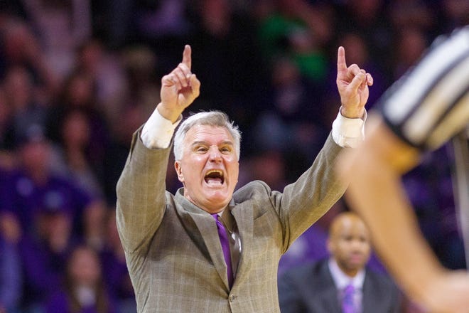 Kansas State men's basketball coach Bruce Weber may not have been the most popular choice among the Wildcat fanbase to lead the program, but within the program itself he is adored. [March 2019 file photograph/The Capital-Journal]