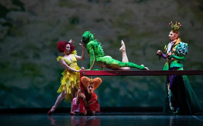 Cast of "The Frog Queen" in Ballet Austin's "Grimm Tales." [Contributed by Anne Marie Bloodgood]