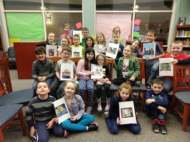 Bridget Scofinsky’s first-grade class at Damascus Elementary School recently completed its Lego Community Project.