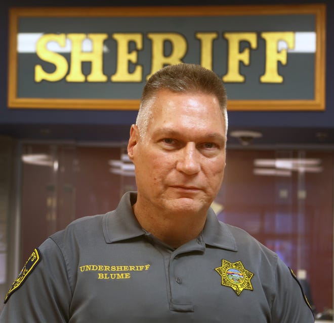 Undersheriff Phil Blume announced Monday he won't be a candidate to replace Herman Jones as Shawnee County sheriff. Blume becomes the interim sheriff on Wednesday, when Jones moves to head the Kansas Highway Patrol. [Thad Allton/The Capital-Journal]