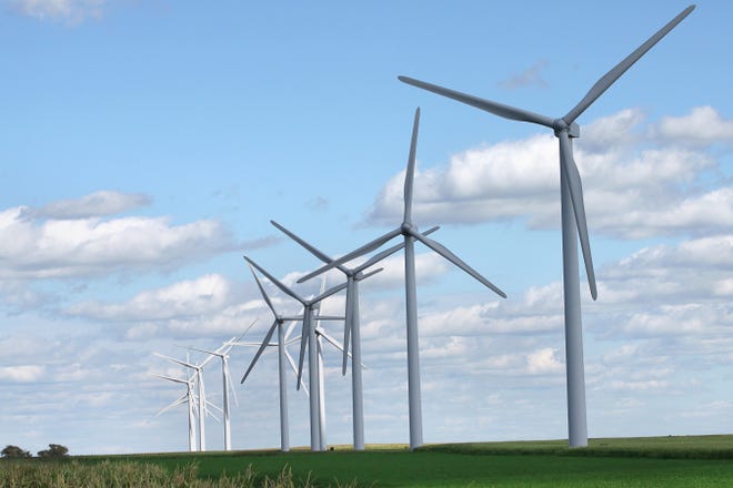 Missouri has six wind farms, all in the northwest corner of the state, and they produce about 458 megawatts of power, according to the Kansas Energy Information Network. No public utilities currently own wind farms in Missouri. Both houses of the Missouri General Assembly heard bills Tuesday which could close a loophole that allows investor-owned utilities to distribute the taxable value of wind farms across the entire electric grid. [Metro photos]
