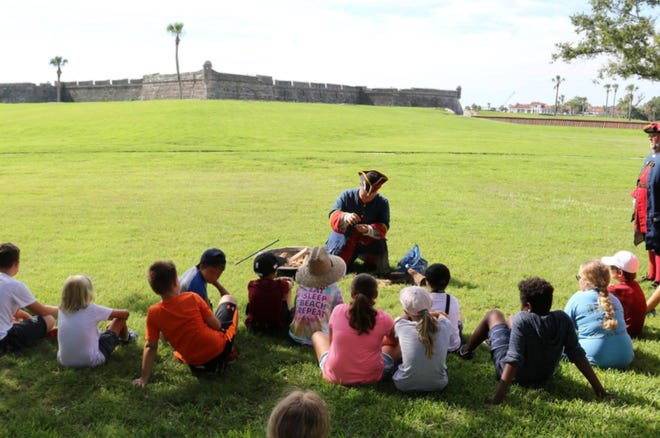 Registration is underway for hands-on history and nature summer camps at Fort Matanzas and the Castillo de San Marcos. The camps are open to students ages 9 to 11. [CONTRIBUTED PHOTO]