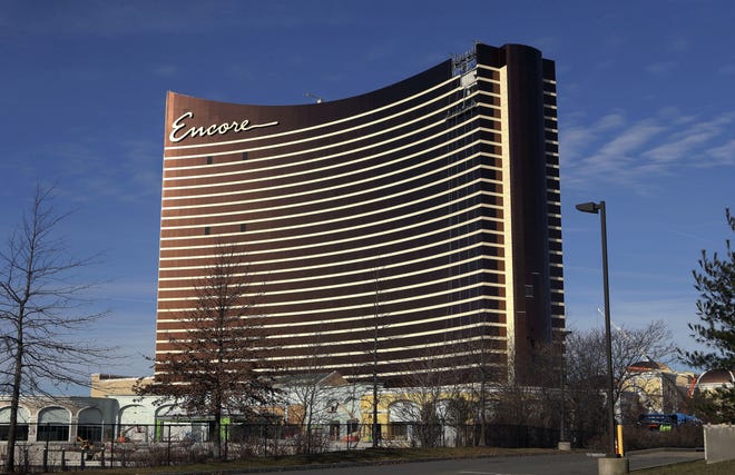 State gambling regulators have been holding hearings this week on a report into how Wynn Resorts handled allegations of sexual misconduct against company founder Steve Wynn. The hearing has implications for the company's Massachusetts casino license and the $2.6 billion Encore Boston Harbor luxury resort and casino, above, slated to open in June. [AP File Photo]