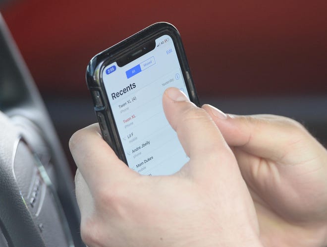 The West Bridgewater Police Department held a large Texting Enforcement operation to fight distracted driving on April 24, 2018.

(Marc Vasconcellos/The Enterprise)