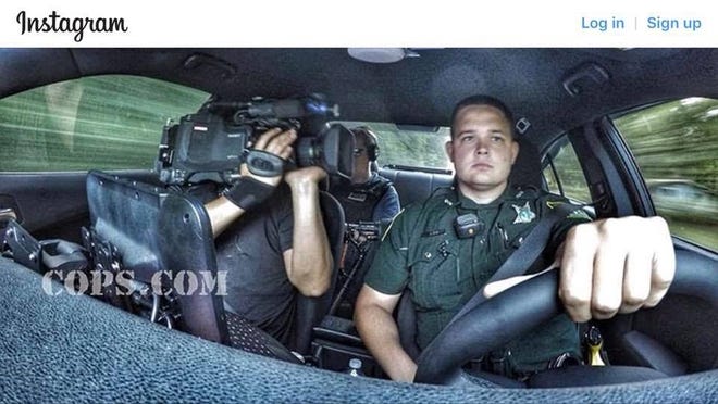 The Santa Rosa County Sheriff's Office filmed the hit TV show "Cops" last summer. The episodes will air Tuesday and April 28. [CONTRIBUTED PHOTO]