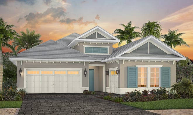 The Carlotta is one of three new plans Neal Signature Homes is releasing in the Highlands neighborhood in Country Club East in Lakewood Ranch.