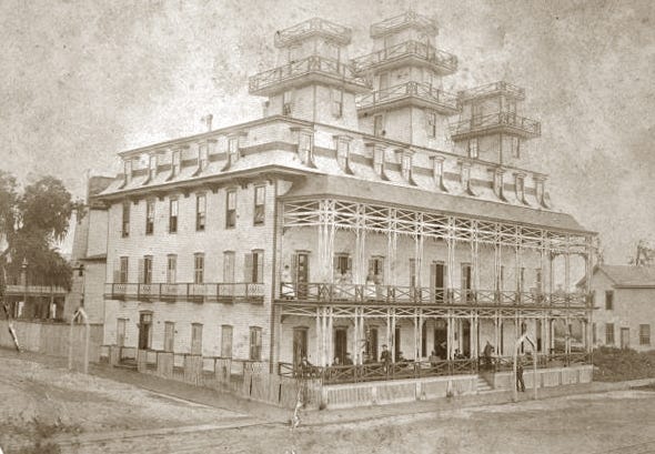 Major Alexander St. Clair Abrams built the Peninsular Hotel on Lake Dora with 30 rooms and later expanded it to 100 rooms. [Submitted]
