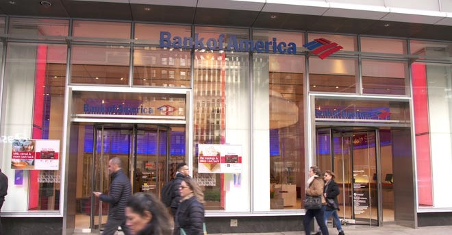 Bank of America's minimum wage will be $20 by 2021. That works out to about $41,000 per year for a full-time employee. [BANK OF AMERICA]