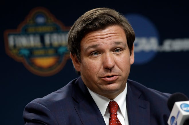 Gov. Ron DeSantis said Secretary of State Laurel Lee will begin a process to address the availability of Spanish-language ballots and Spanish-language voter assistance. [Chris O'Meara/The Associated Press]