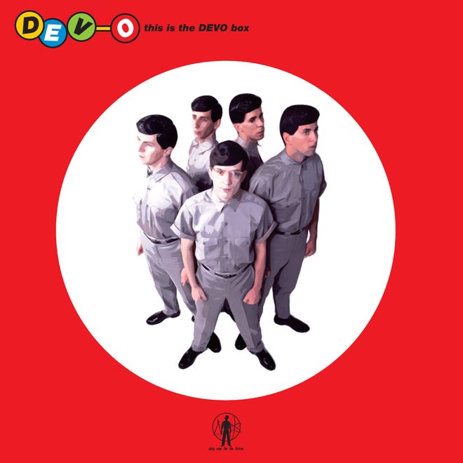 A Devo vinyl box set is among the offerings for Record Store Day. [RHINO]