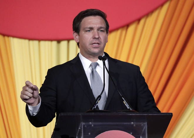 Gov. Ron DeSantis hope to get operational command of President Donald Trump’s Space Force, despite a report Florida isn’t on the U.S. Air Force’s short list of potential bases. DeSantis wrote on Twitter he’s certain the window remains open. [AP FILE]