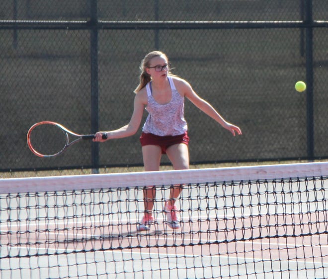 Portland’s Taylor Jenks returns at No. 3 singles this year. [Sentinel file]