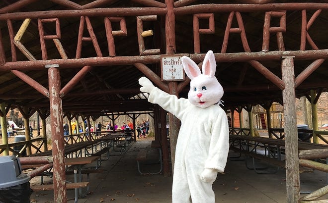 The Bunny Trail will be held from 11 a.m. to 12:30 p.m. April 20 at Krape Park, 1799 S. Park Blvd. [PHOTO PROVIDED]