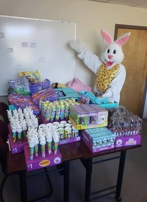 The Easter Bunny will be in Dinwiddie on April 12 to give out candy to kids at the annual Easter Egg Hunt. [Contributed Photo]