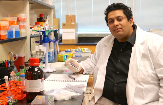 University of Georgia bacteriologist Govind Dev Kumar joined the faculty at the Center for Food Safety on the UGA Griffin campus in Griffin, Georgia, in September 2018. [Contributed]