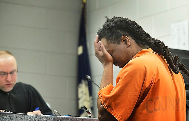 A Spartanburg County Magistrate Court judge denied bond for 26-year-old Imhotep Osiris Norman on Saturday. Norman is charged with homicide by child abuse after a chase Friday night involving the S.C. Highway Patrol in which Norman's car burst into flames. His 1-year-old daughter was found dead in the back seat after the fire was extinguished. [ALEX HICKS JR./Spartanburg Herald-Journal]