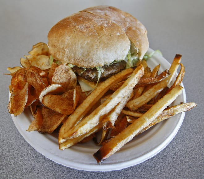 This week's Food Find is the House Burger from Speck's Bar and Grill. [Chris Neal/The Capital-Journal]