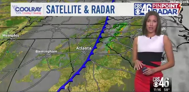 WGCL-TV meteorologist Ella Dorsey said the Atlanta station received death threats after interrupting the Masters for a weather alert. [FACEBOOK]