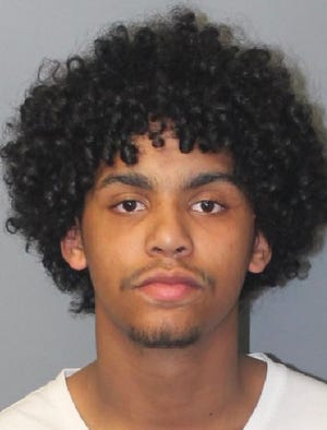 Anthony Wallace Goodwyn Jr., 18, of 52 Mass. Ave. , Brockton, was arrested in Brockton and charged with illegal possession with intent to distribute a Class A substance, illegal possession with intent to distribute a Class A substance and failing to have an inspection sticker, Sunday, April 14, 2019. (Brockton police photo)