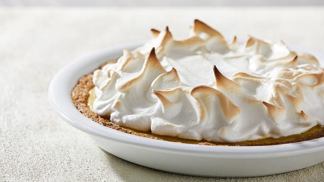 Passover Key Lime Pie has a nut-based crust. 

[Photo by Tom McCorkle; food styling by Bonnie S. Benwick/The Washington Post]