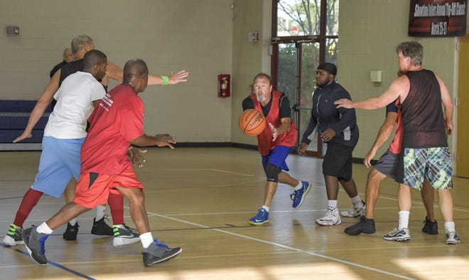 The Leesburg Recreation Department holds open gym hours throughout the week. The cost to play is $2 a day or $20 a year for adults and $1 a day or $10 a year for youths ages 12 to 17. [PAUL RYAN / CORRESPONDENT]