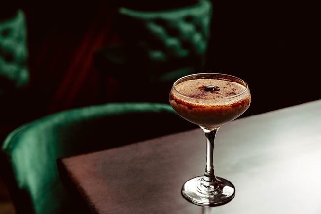 The new Velouria, on South Congress Avenue near U.S. 290, offers the espresso martini frozen, in a perfect blend of the bar's focus on coffee and cocktails. [Contributed by Cassandra Klepac Photography]