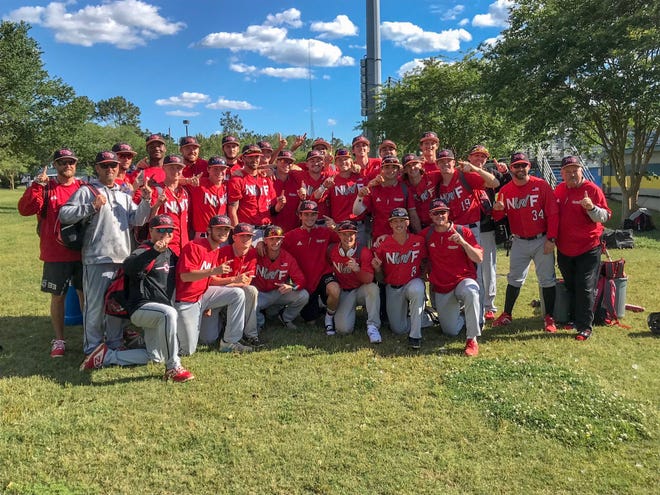 The NWF State baseball team clinched its first Panhandle Conference crown since 2011 in Saturday's 3-2 win. [CONTRIBUTED PHOTO}