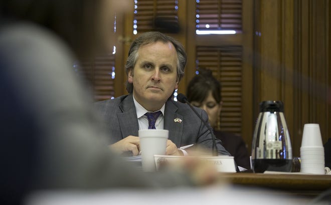 Sen. Bryan Hughes filed Senate Bill 2373, which would let the Texas attorney general sue social media companies for blocking or removing certain users. [RICARDO BRAZZIELL/AMERICAN-STATESMAN]