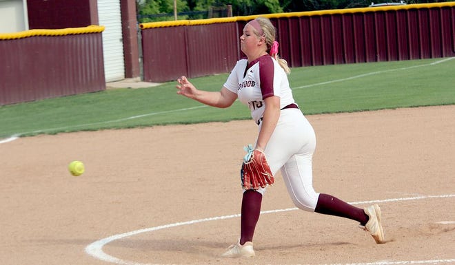 Chyanne Ellett tossed a one-hit shutout with 13 strikeouts and drove in a team-high four RBI in the Brownwood Lady Lions' 14-0 win over Springtown Thursday.