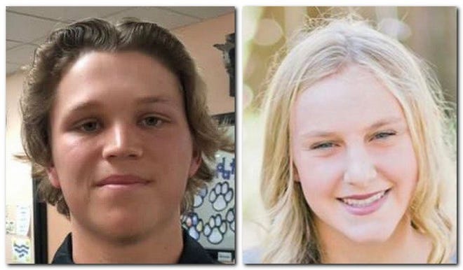 Vandebilt baseball player Kolby Dufrene (left) and Lady Terriers track and field athlete Madison Richoux (right) were named the winners of the Barker Honda Athletes of the Week contest today.