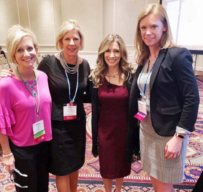 Stacey Maxon, Sally Wajahn, Shannon Miller and Suzanne Beers. [PHOTO PROVIDED]