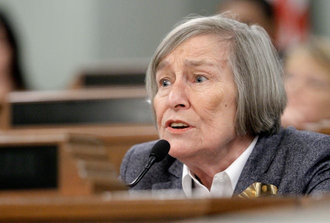 Former Rep. Barbara Flynn Currie, D-Chicago. (AP Photo/Seth Perlman)