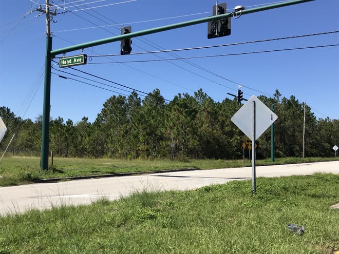 Hand Avenue in Ormond Beach ends at Williamson Boulevard. Some city officials argue it should cross over Interstate 95 and serve as another alternative to Granada Boulevard for east-west travelers. [News-Journal/Mark Harper]