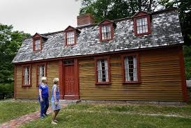 The 1685 Abigail Adams Birthplace, where Abigail Smith Adams was born in 1744 and where she married John Adams in 1766