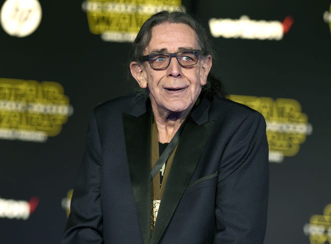 Peter Mayhew, who played the rugged, beloved and furry Wookiee Chewbacca in the "Star Wars" films, has died. Mayhew's family said in a statement that he died at his home in Texas on Tuesday. He was 74. No cause was given. [JORDAN STRAUSS/INVISION (2015)]